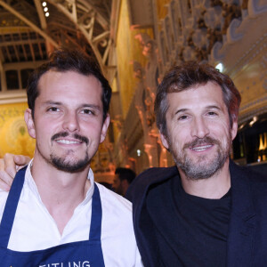 Exclusif - Le chef Juan Arbelaez, Guillaume Canet - Dîner de charité Breitling à la Samaritaine pour l'association "Premiers de Cordée" à Paris, le 14 novembre 2022. © Rachid Bellak/Bestimage