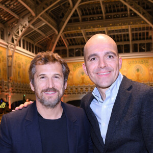 Exclusif - Guillaume Canet, Edouard d'Arbaumont (PDG Breitling Europe) - Dîner de charité Breitling à la Samaritaine pour l'association "Premiers de Cordée" à Paris, le 14 novembre 2022. © Rachid Bellak/Bestimage