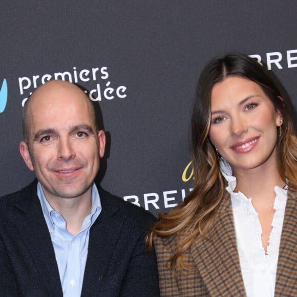 Exclusif - Edouard d'Arbaumont (PDG Breitling Europe), Camille Cerf - Dîner de charité Breitling à la Samaritaine pour l'association "Premiers de Cordée" à Paris, le 14 novembre 2022. © Rachid Bellak/Bestimage