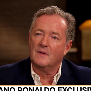 Cristiano Ronaldo révèle s'être senti trahi et déclare n'avoir "aucun respect" pour l'entraîneur du club Manchester United, E.ten Hag, lors d'une interview à Piers Morgan sur la chaîne Talk Sport. Londres. Le 13 novembre 2022.