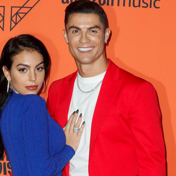 Cristiano Ronaldo et sa compagne Georgina Rodriguez à la soirée MTV European Music Awards 2019 au FIBES Conference and Exhibition Centre à Séville en Espagne, le 3 novembre 2019
