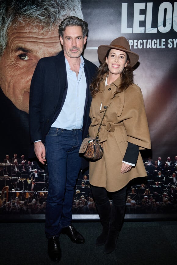 Exclusif - Quentin Delcourt et Nathalie Marchak - Photocall - Spectacle symphonique Claude Lelouch "D'un film à l'autre" au Palais des Congrès de Paris le 14 novembre 2022. Pour Fêter ses 85 ans et 60 de carrière, Claude Lelouch a créé un ciné-concert, "Claude Lelouch - D'un film à l'autre", dans lequel la musique de ses films est jouée par l'orchestre philharmonique de Prague, au Palais des Congrès à Paris. © Moreau / Rindoff / Bestimage