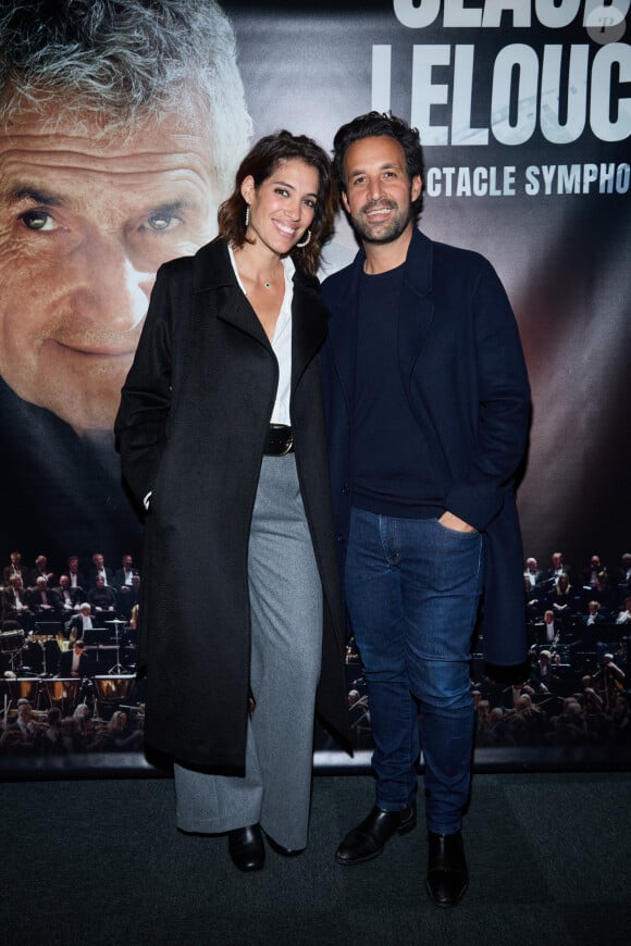 Exclusif - Laurie Cholewa et son mari Greg Levy - Photocall - Spectacle symphonique Claude Lelouch "D'un film à l'autre" au Palais des Congrès de Paris le 14 novembre 2022. Pour Fêter ses 85 ans et 60 de carrière, Claude Lelouch a créé un ciné-concert, "Claude Lelouch - D'un film à l'autre", dans lequel la musique de ses films est jouée par l'orchestre philharmonique de Prague, au Palais des Congrès à Paris. © Moreau / Rindoff / Bestimage