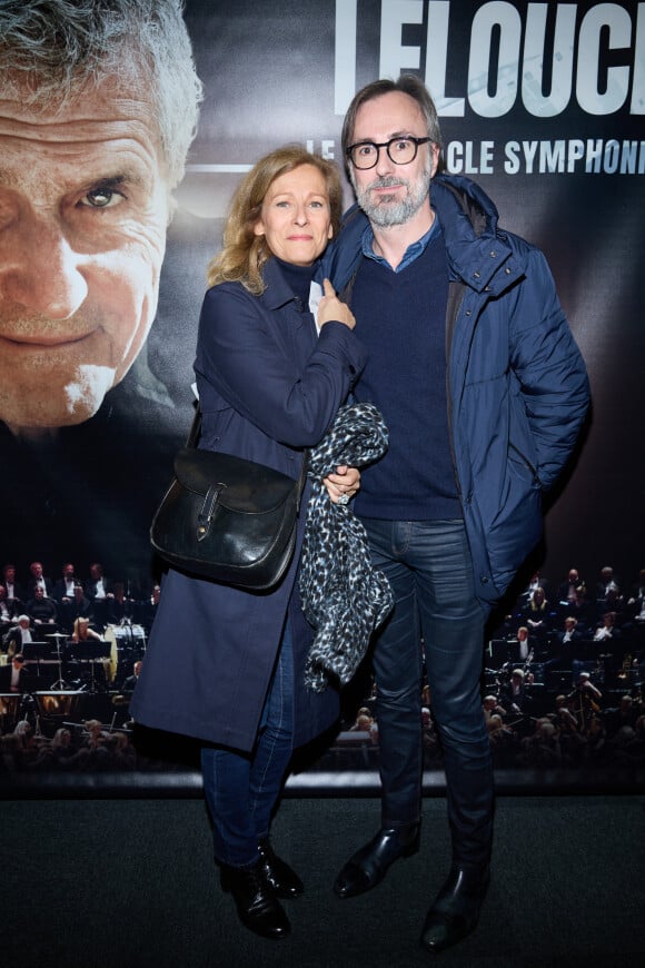 Exclusif - Anne Gravoin et son compagnon Nicolas Guiraud - Photocall - Spectacle symphonique Claude Lelouch "D'un film à l'autre" au Palais des Congrès de Paris le 14 novembre 2022. Pour Fêter ses 85 ans et 60 de carrière, Claude Lelouch a créé un ciné-concert, "Claude Lelouch - D'un film à l'autre", dans lequel la musique de ses films est jouée par l'orchestre philharmonique de Prague, au Palais des Congrès à Paris. © Moreau / Rindoff / Bestimage