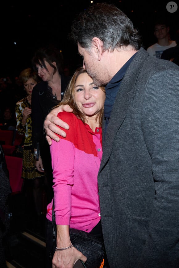 Exclusif - Philippe Lellouche et Sarah Guetta - SSalle - Spectacle symphonique Claude Lelouch "D'un film à l'autre" au Palais des Congrès de Paris le 14 novembre 2022.  © Moreau / Rindoff / Bestimage