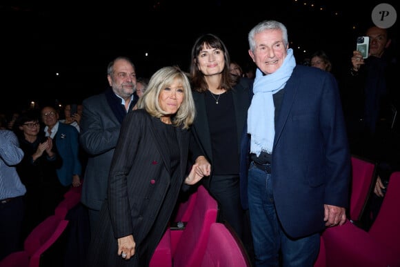 Exclusif - Éric Dupond-Moretti, Claude Lelouch, Valerie Perrin et Brigitte Macron - Salle - Spectacle symphonique Claude Lelouch "D'un film à l'autre" au Palais des Congrès de Paris le 14 novembre 2022. © Moreau / Rindoff / Bestimage