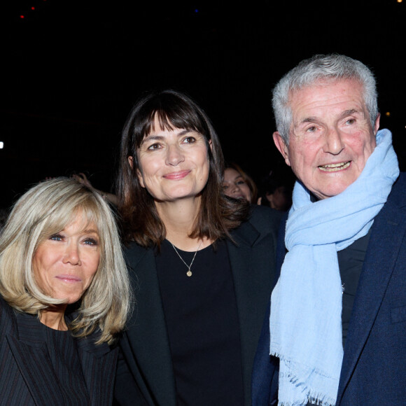 Exclusif - Éric Dupond-Moretti, Claude Lelouch, Valerie Perrin et Brigitte Macron - Salle - Spectacle symphonique Claude Lelouch "D'un film à l'autre" au Palais des Congrès de Paris le 14 novembre 2022. © Moreau / Rindoff / Bestimage