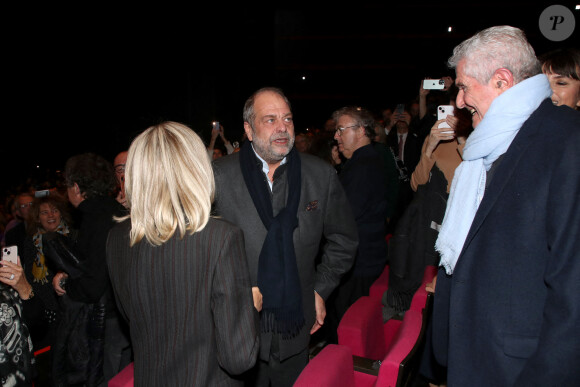 Exclusif - Brigitte Macron, le Ministre de la Justice Eric Dupond-Moretti et Claude Lelouch - Salle - Spectacle symphonique Claude Lelouch "D'un film à l'autre" au Palais des Congrès de Paris le 14 novembre 2022. © Moreau / Rindoff / Bestimage