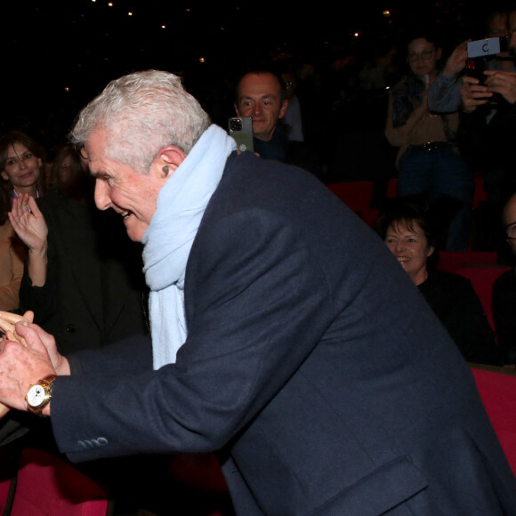 Exclusif - Brigitte Macron et Claude Lelouch - Salle - Spectacle symphonique Claude Lelouch "D'un film à l'autre" au Palais des Congrès de Paris le 14 novembre 2022. © Moreau / Rindoff / Bestimage