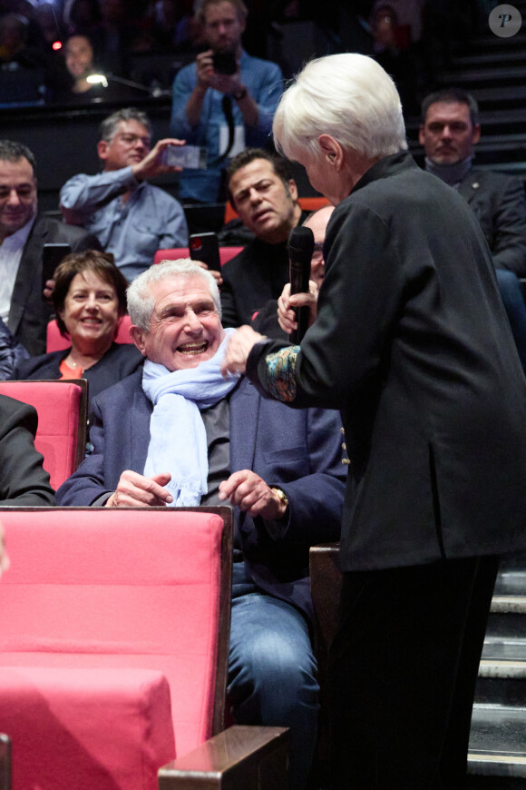 Exclusif - Nicole Croisille et Claude Lelouch - Salle - Spectacle symphonique Claude Lelouch "D'un film à l'autre" au Palais des Congrès de Paris le 14 novembre 2022. © Moreau / Rindoff / Bestimage