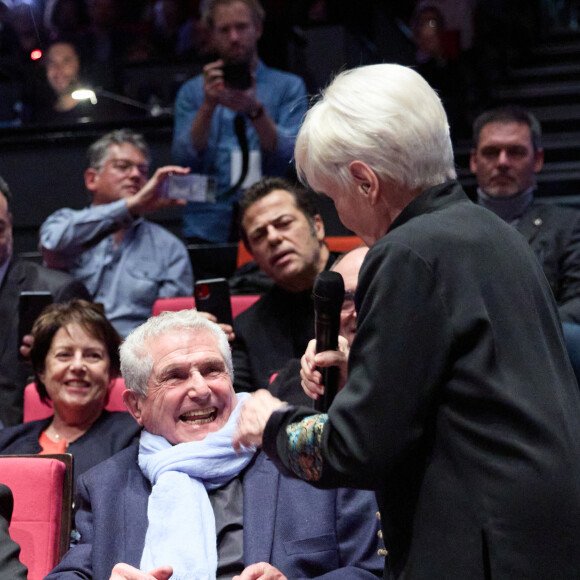 Exclusif - Nicole Croisille et Claude Lelouch - Salle - Spectacle symphonique Claude Lelouch "D'un film à l'autre" au Palais des Congrès de Paris le 14 novembre 2022. © Moreau / Rindoff / Bestimage