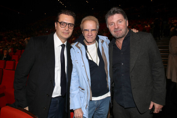 Exclusif - Dan Leibovici, Christophe Lambert et Philippe Lellouche - Salle - Spectacle symphonique Claude Lelouch "D'un film à l'autre" au Palais des Congrès de Paris le 14 novembre 2022. © Moreau / Rindoff / Bestimage