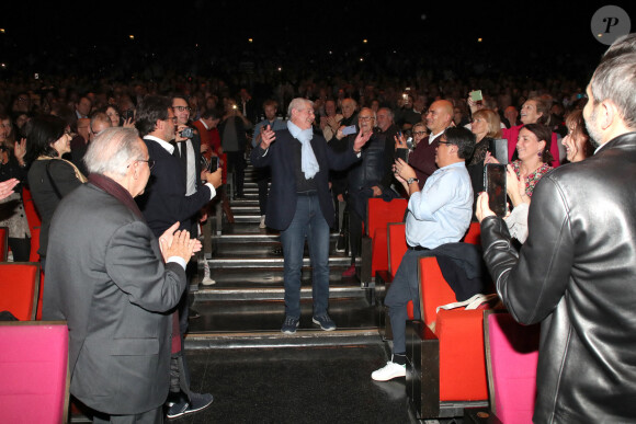 Exclusif - Claude Lelouch descend sur scène - Salle - Spectacle symphonique Claude Lelouch "D'un film à l'autre" au Palais des Congrès de Paris le 14 novembre 2022. © Moreau / Rindoff / Bestimage