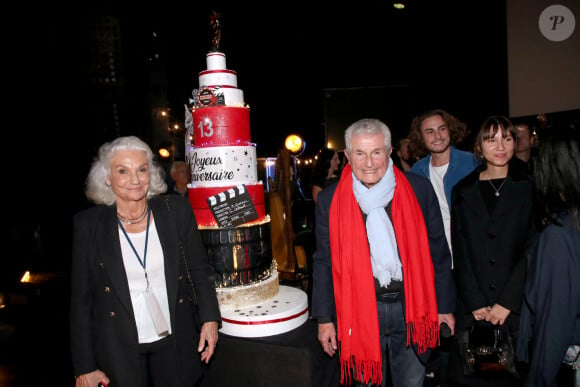 Exclusif - Claude Lelouch et sa soeur Martine Lelouch - Scène - Spectacle symphonique Claude Lelouch "D'un film à l'autre" au Palais des Congrès de Paris le 14 novembre 2022. © Moreau / Rindoff / Bestimage