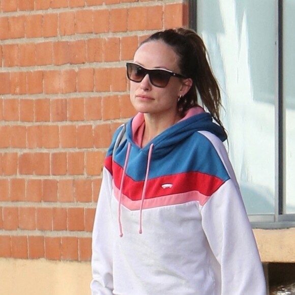 Olivia Wilde quitte la salle de gym après sa session à Los Angeles, le 10 novembre 2022.