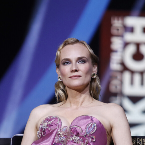 Diane Kruger lors de la cérémonie de clôture de la 19ème édition du Festival International du Film de Marrakech (FIFM) au Palais des Congrès à Marrakech, le 19 novembre 2022. © Denis Guignebourg/Bestimage 