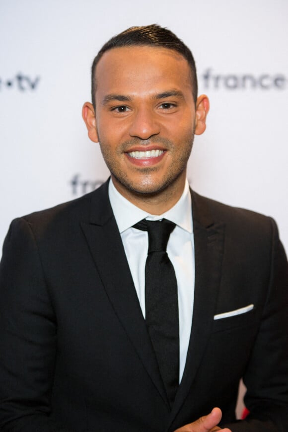 Mohamed Bouhafsi - Photocall de la conférence de presse de rentrée de France Télévisions au Pavillon Gabriel à Paris. Le 24 août 2021.