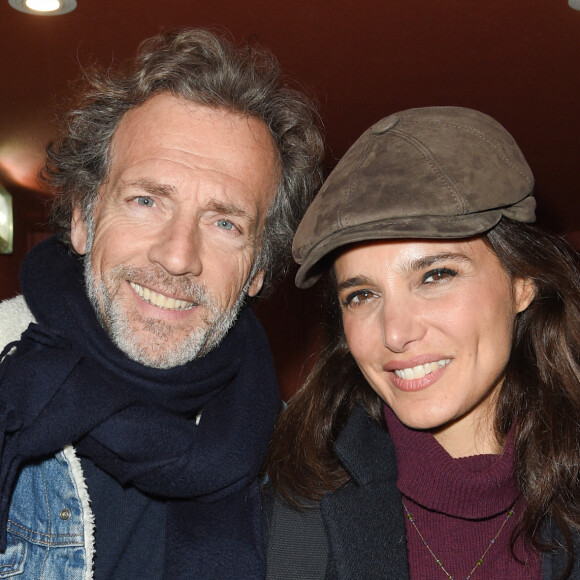 Stéphane Freiss et sa femme Ursula - Représentation de la pièce "Les Monologues du Vagin" au théâtre le Comédia à Paris. © Guirec Coadic/Bestimage.
