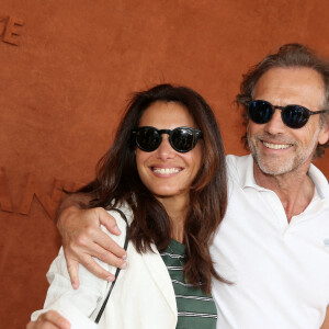 Stéphane Freiss et sa femme Ursula - People au village des Internationaux de France de Tennis de Roland Garros à Paris. Le 3 juin 2018. © Dominique Jacovides-Cyril Moreau / Bestimage.