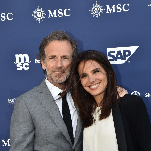 Stéphane Freiss et sa femme Ursula - Soirée du baptême du paquebot MSC Meraviglia au Havre le 23 juin 2017. © Rachid Bellak/Bestimage.