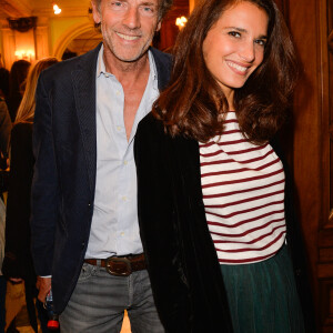 Stéphane Freiss et sa femme Ursula - Générale de la pièce de théâtre "Tout ce que vous voulez" au Théâtre Edouard VII à Paris le 19 septembre 2016. © Coadic Guirec/Bestimage.