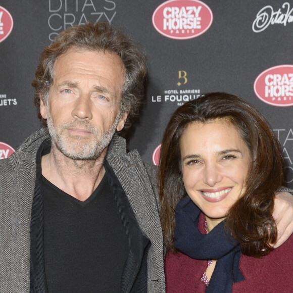 Stéphane Freiss et sa femme Ursula - People à la première du show "Dita's Crazy Horse's" au Crazy Horse à Paris. Le 15 mars 2016 © Coadic Guirec / Bestimage.