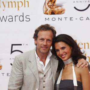 Stéphane Freiss et sa femme Ursula - Cérémonie de clôture du 50ème Festival de la Télévision de Monte-Carlo à Monaco. Le 10 juin 2010.