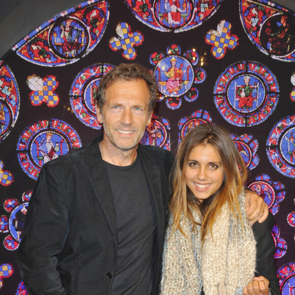 Stéphane Freiss et sa fille Camille en 2012.