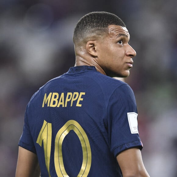 Kylian Mbappé - Coupe du Monde de la FIFA, Qatar 2022 : La France bat l'Australie 4 - 1 au Al Janoub Stadium le 22 novembre 2022. © Philippe Perusseau / Bestimage