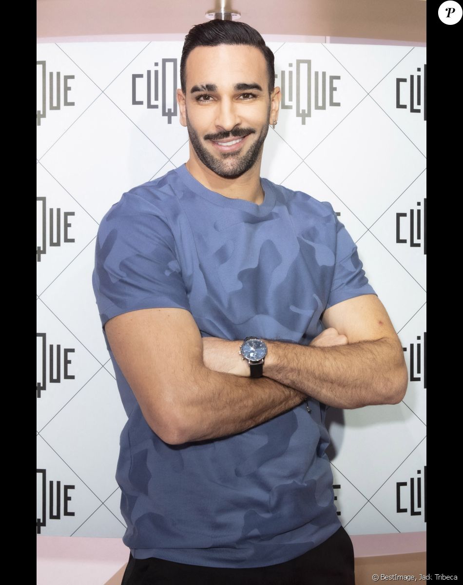 Exclusif - Adil Rami - Backstage de l'émission Clique, présentée par M.Achour et diffusée le 29 janvier 2022 à 12h45 sur C+ en clair - Paris le 27/01/2022 - © Jack Tribeca / Bestimage