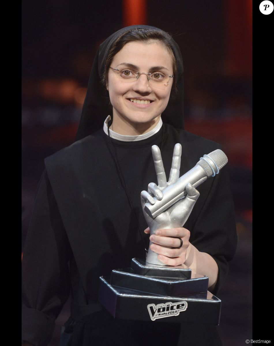 Finale de l'émission "The Voice" Italie, Soeur Cristina Scuccia remporte l'émission à Milan