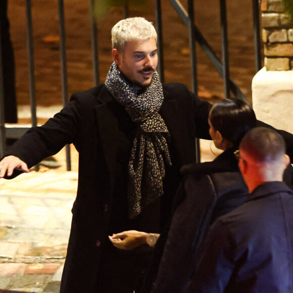 Exclusif - M. Pokora (Matt Pokora) - Marco Verratti a fêté son 30ème anniversaire avec ses amis au Musée des Arts Forains à Paris, France, le 6 novembre 2022. 