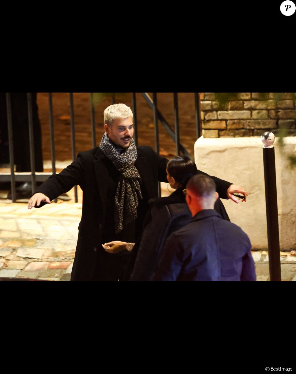 Exclusif - M. Pokora (Matt Pokora) - Marco Verratti a fêté son 30ème anniversaire avec ses amis au Musée des Arts Forains à Paris, France, le 6 novembre 2022.
