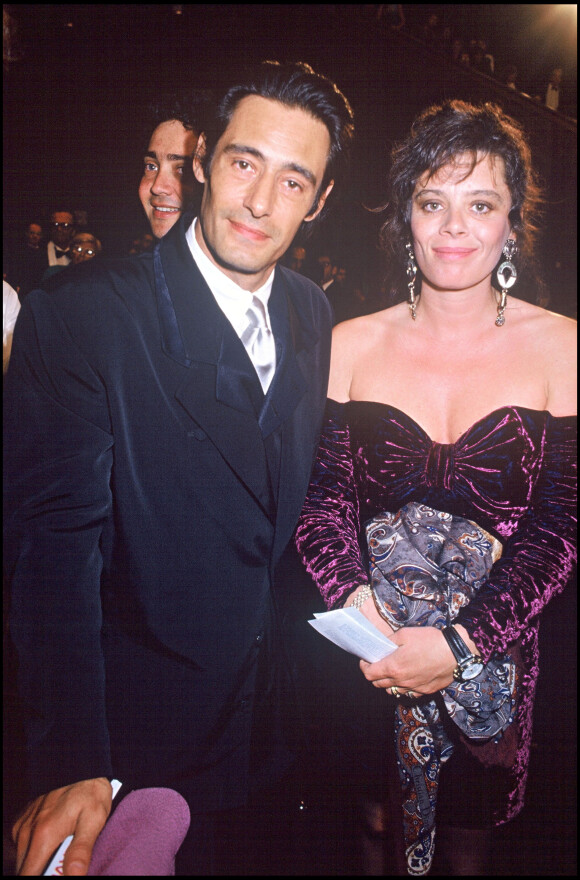 Gérard Lanvin et sa femme Jennifer au Festival de Cannes 1990
