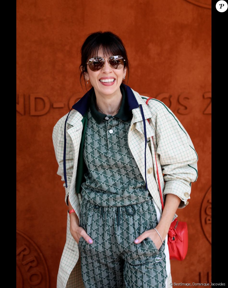 Nolwenn Leroy au village (jour 9) lors des Internationaux de France de Tennis de Roland Garros 2022 à Paris, le 30 mai 2022. © Dominique Jacovides/Bestimage