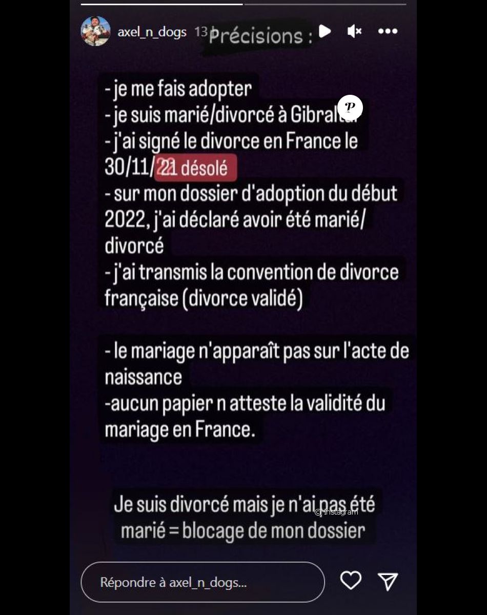 Axel en colère contre "Mariés au premier regard"
