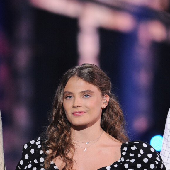 Exclusif - Lilian Renaud, Maelle et Christophe Willem - Enregistrement de l'émission TV "La Chanson Secrète 3", qui sera diffusée le vendredi 1er novembre à 21h00 sur TF1.  © Gaffiot-Perusseau / Bestimage 