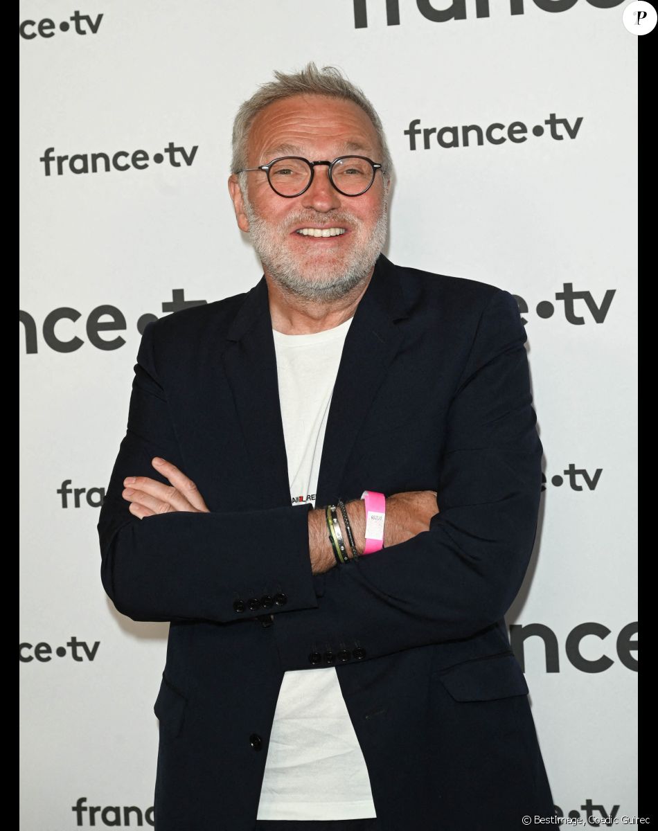 Laurent Ruquier au photocall pour la conférence de presse de rentrée de France TV à la Grande Halle de la Villette à Paris, France, le 6 juillet 2022. © Coadic Guirec/Bestimage