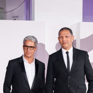 Sami Bouajila, Roschdy Zem - Arrivées à la première du film "Les miens" lors de la 79ème édition du festival international du film de Venise, la Mostra le 9 septembre 2022. 