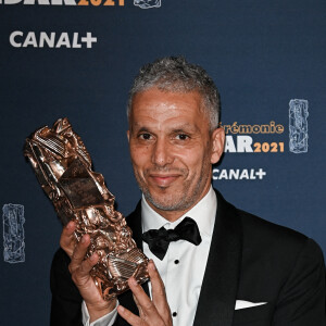 César du meilleur acteur pour Sami Bouajila Dans "Un Fils" lors de la pressroom (press room) remise des prix lors de la 46ème cérémonie des César à l'Olympia à Paris le 12 mars 2021 © David Niviere / Pool / Bestimage 