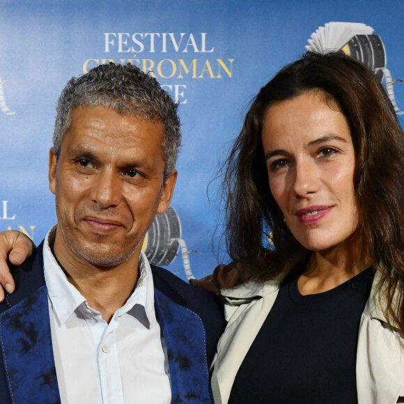 Sami Bouajila et Zoé Félix durant la soirée de clôture de la 1ere édition du Festival Ciné Roman à Nice le 26 octobre 2019. © Bruno Bebert / Bestimage 