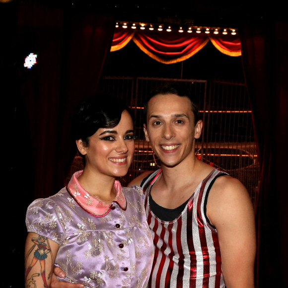 Exclusif - Alizée et son compagnon Grégoire Lyonnet - Backstage - 53ème Gala de l'union des artistes au Cirque d'Hiver Bouglione à Paris le 12 juin 2016. Diffusion sur France 2 le 26 novembre prochain. © Dominique Jacovides / Bestimage 