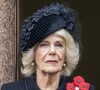 Camilla Parker Bowles, reine consort d'Angleterre, - Les membres de la famille royale d'Angleterre et les personnalités lors du "Remembrance Sunday Service" à Londres.