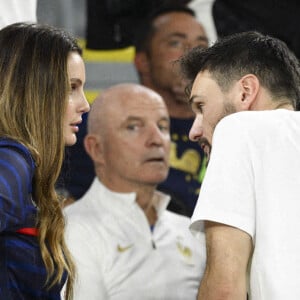 LLORIS Hugo (FRA) et sa femme Marine Lloris en tribunes lors du match du groupe D opposant la France au Danemark lors de coupe de Monde au stade 974 à Doha au Qatar, le 26 novembre 2022. © Jean-Baptiste Autissier/Panoramic/Bestimage 