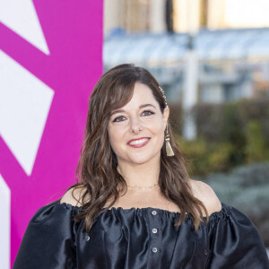 Laure Calamy lors de la première du film "Une femme du monde" lors de la 47éme édition du Festival du Cinéma Américain de Deauville le 6 septembre 2021 © Olivier Borde / Bestimage 