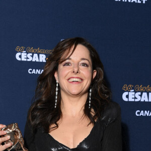 César de la meilleure actrice pour Laure Calamy Dans " Antoinette Dans Les Cévennes " lors de la pressroom (press room) remise des prix lors de la 46ème cérémonie des César à l'Olympia à Paris le 12 mars 2021 © Pascal le Segretain / Pool / Bestimage 