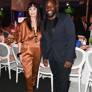 Exclusif - Mathilda May et son compagnon Sly Johnson - Soirée caritative des parrains de l'Appel national pour la Tsedaka au Pavillon d'Armenonville à Paris, le 27 novembre 2022. © Coadic Guirec/Bestimage