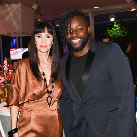 Exclusif - Mathilda May et son compagnon Sly Johnson - Soirée caritative des parrains de l'Appel national pour la Tsedaka au Pavillon d'Armenonville à Paris, le 27 novembre 2022. © Coadic Guirec/Bestimage