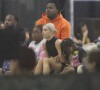 Kim Kardashian et Kanye West vont séparément voir leur fille North jouer un match de basketball à Thousand Oaks, Los Angeles, États Unis le 28 Octobre 2022.