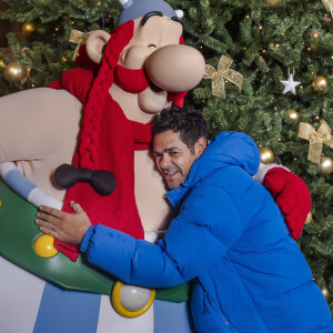 Jamel Debbouze au Parc Astérix pour le "Noël Gaulois".